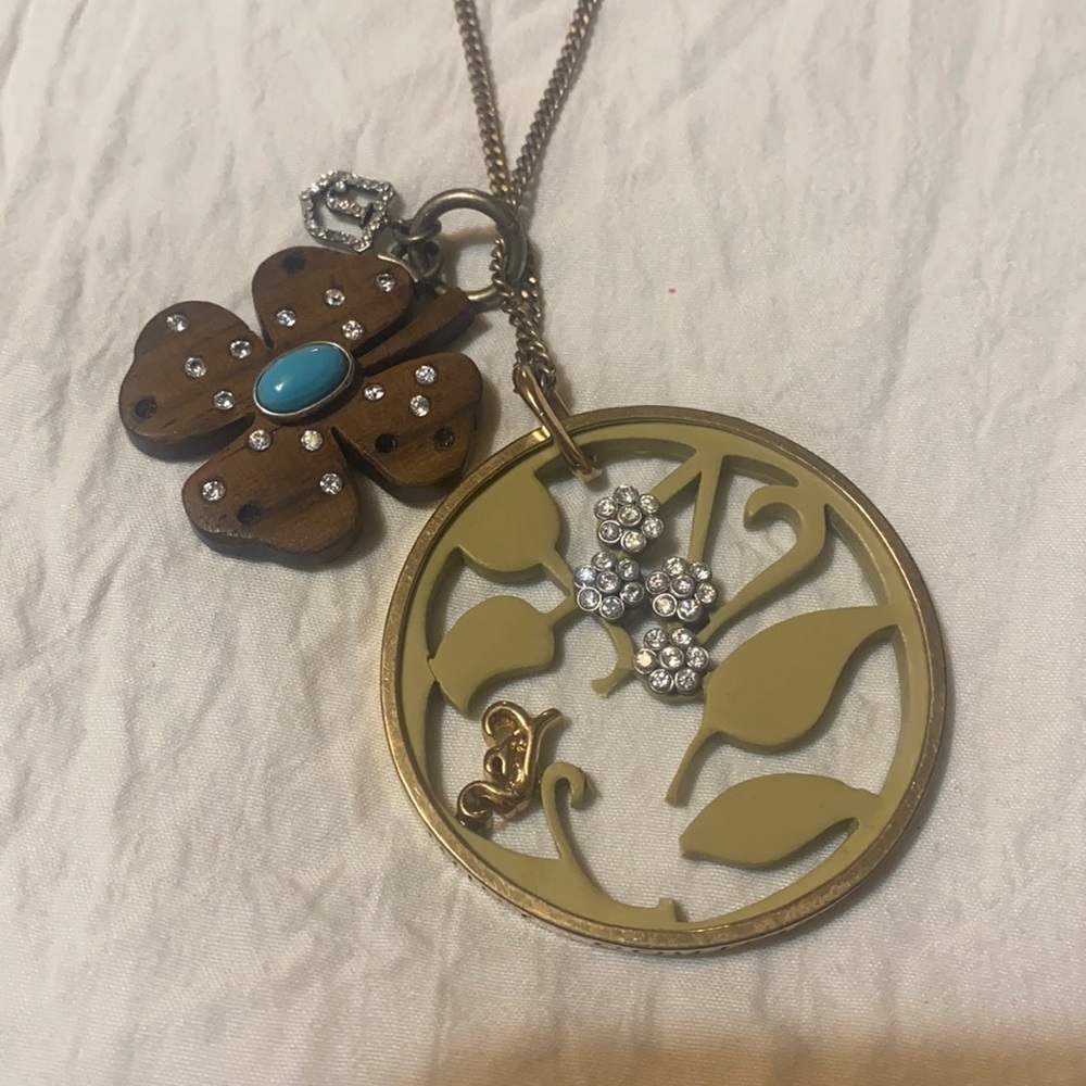 Vintage Juicy Couture Mixed Media Necklace - Picture 1 of 6